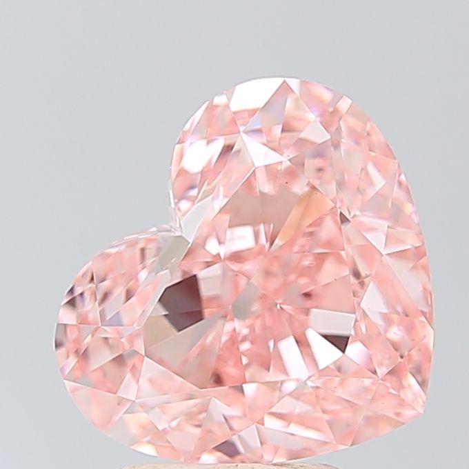 Heart 4.37ct Fancy Vivid Pink VS1 IGI #LG739535180
