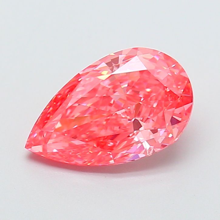 Pear 2.56ct Fancy Vivid Pink VVS2 IGI #LG760507914
