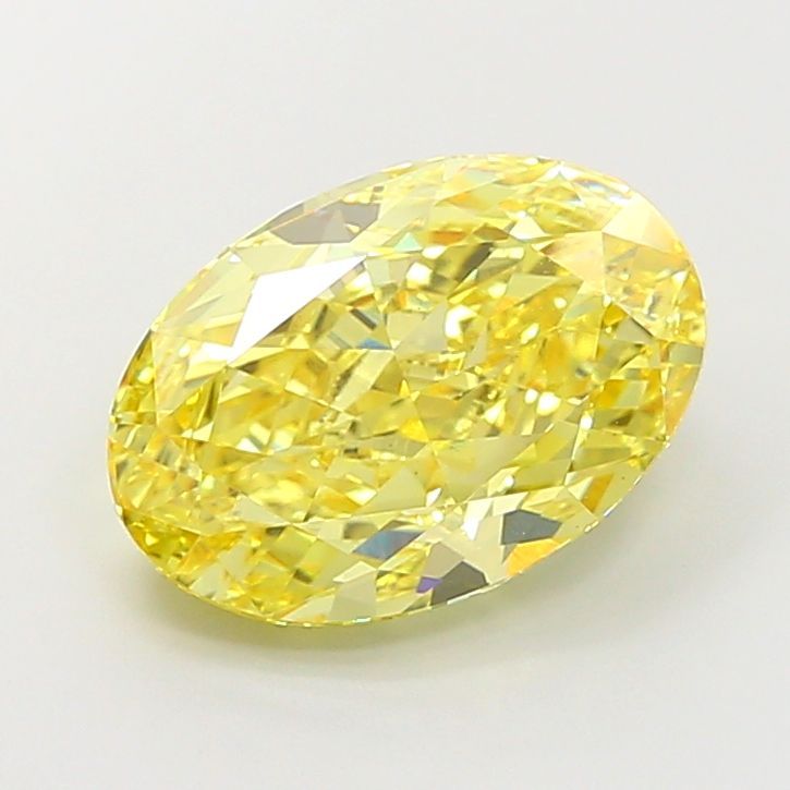 Oval 6.82ct Fancy Vivid Yellow VS1 IGI #LG760506080