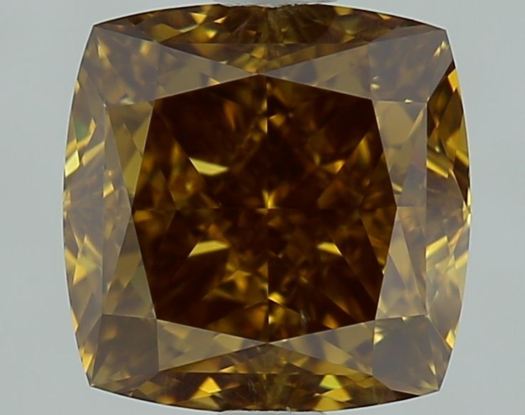 Cushion brilliant 2.06ct Fancy Deep Brown Yellow VS2 GIA #1513374379