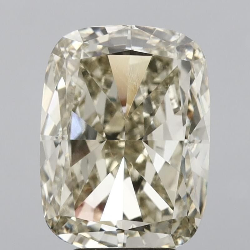 Cushion modified 5.38ct Fancy Light Yellow VVS2 IGI #LG764659336