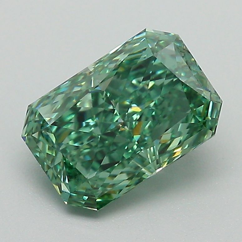 Radiant 1.82ct Fancy Vivid Green VS1 IGI #LG720525867