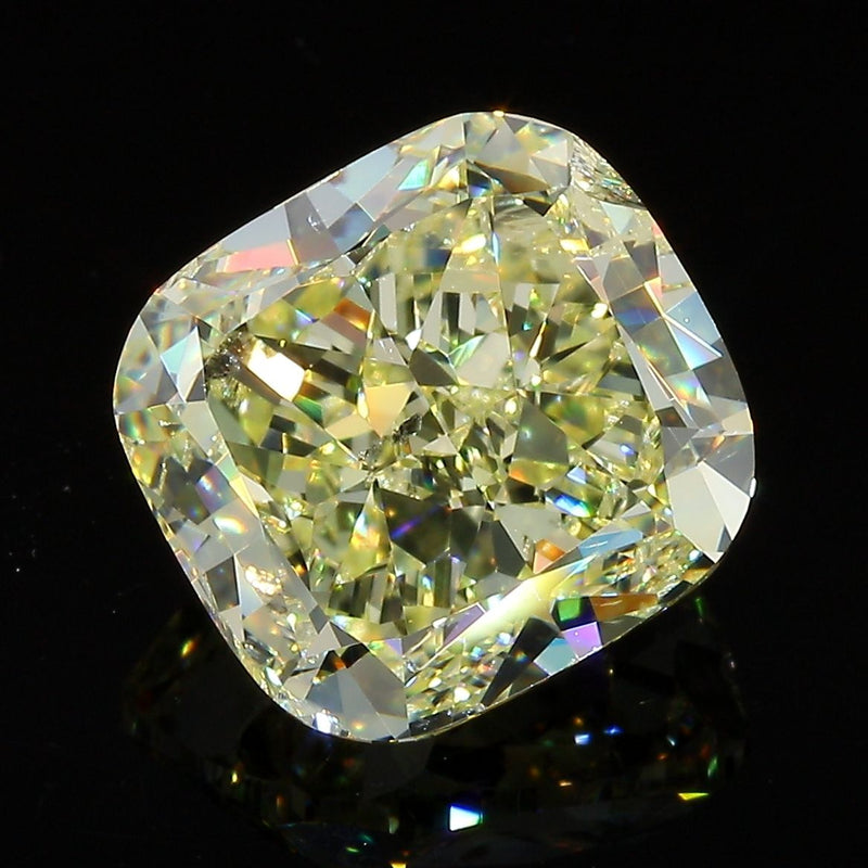 Cushion brilliant 8.24ct Fancy Light Yellow SI2 GIA #2215556038