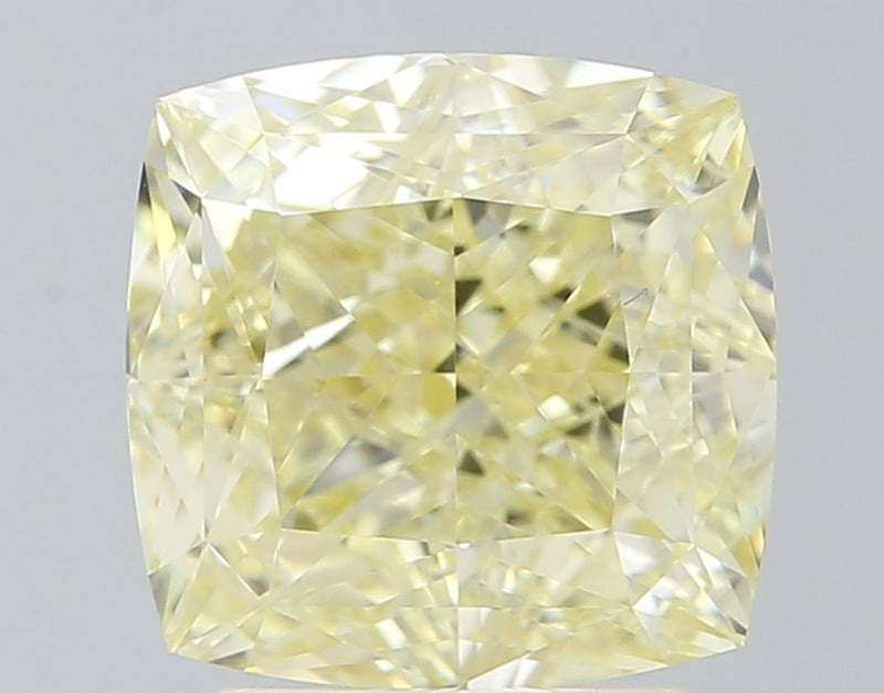 Cushion brilliant 2.53ct Fancy Light Yellow SI1 GIA #1535086425