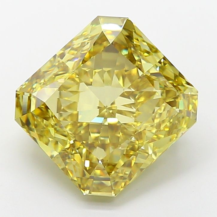Square radiant 10.03ct Fancy Intense Yellow VS1 IGI #LG776607639
