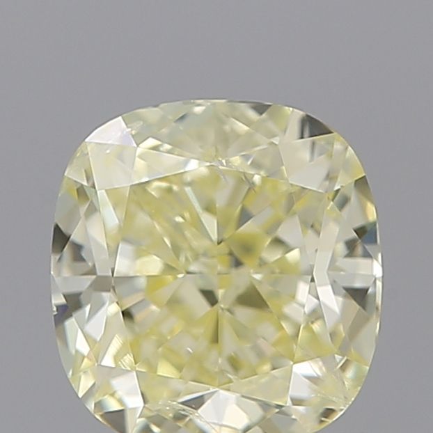 Cushion brilliant 1.01ct Fancy Light Yellow I1 GIA #2416870724