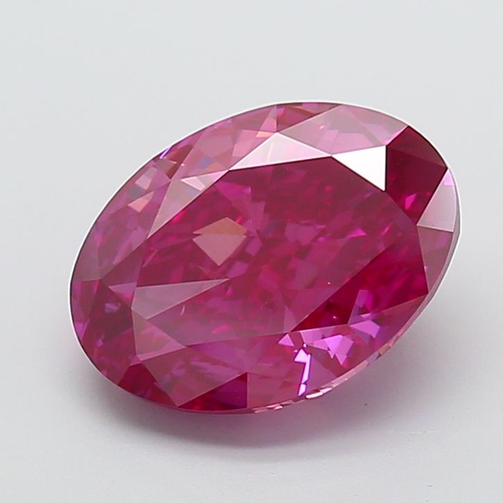 Oval 5.02ct Fancy Vivid Pink VS1 IGI #LG813658394