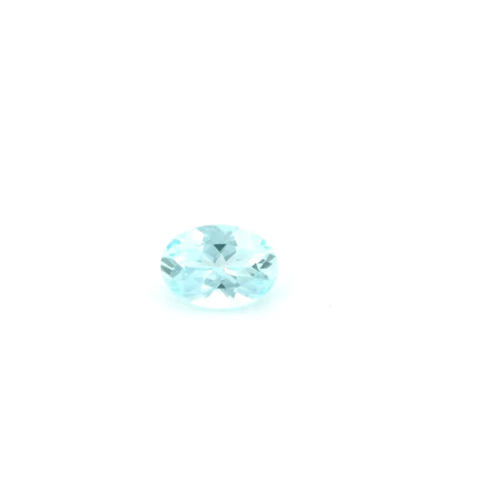 0.65ct Oval Natural Aquamarine (Colour Blue, Clarity Eye Clean, Cut Faceted)