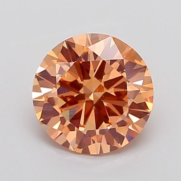 Round 2.26ct Fancy Vivid Yellowish Orange VS1 IGI #LG756584356