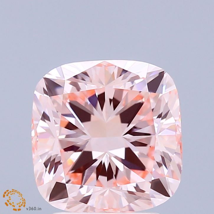 Cushion modified 3.02ct Fancy Intense Pink VS1 IGI #LG737568182