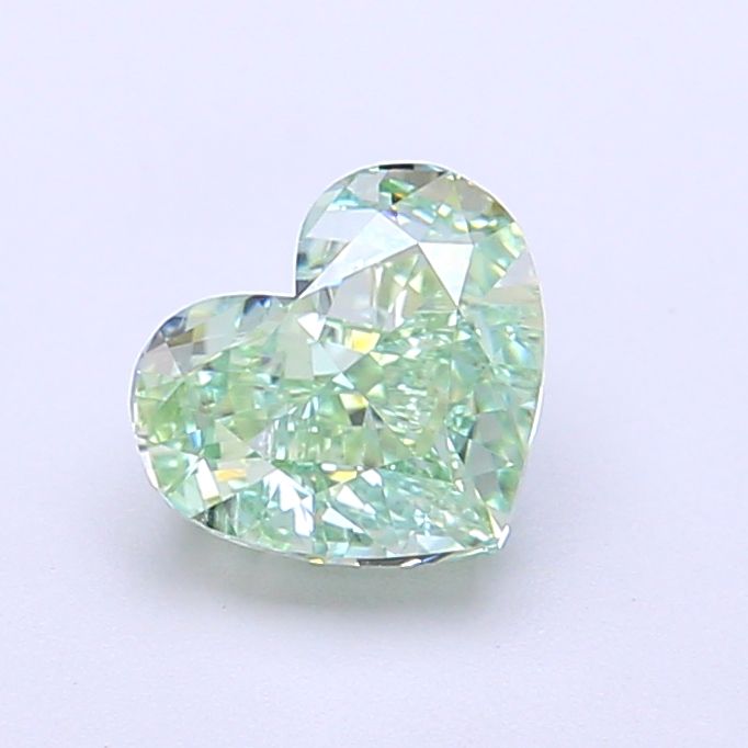 Heart 1.26ct Fancy Vivid Green VS1 IGI #LG700517980