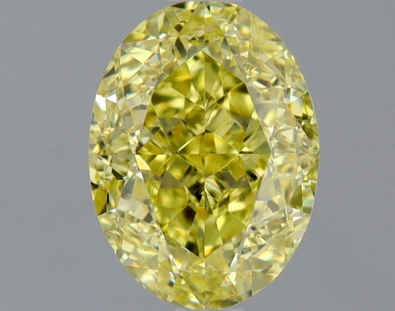 Oval 1.35ct Fancy Intense Yellow VS1 GIA #6495040289