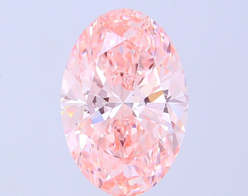 Oval 5.09ct Fancy Vivid Pink VVS2 IGI #LG743547318