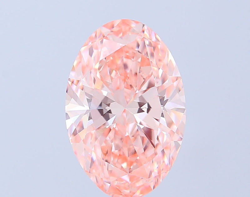 Oval 5.02ct Fancy Intense Pink VVS2 IGI #LG803605981