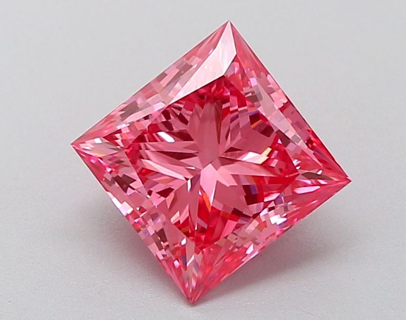 Princess 1.88ct Fancy Vivid Pink VS1 IGI #LG645459060