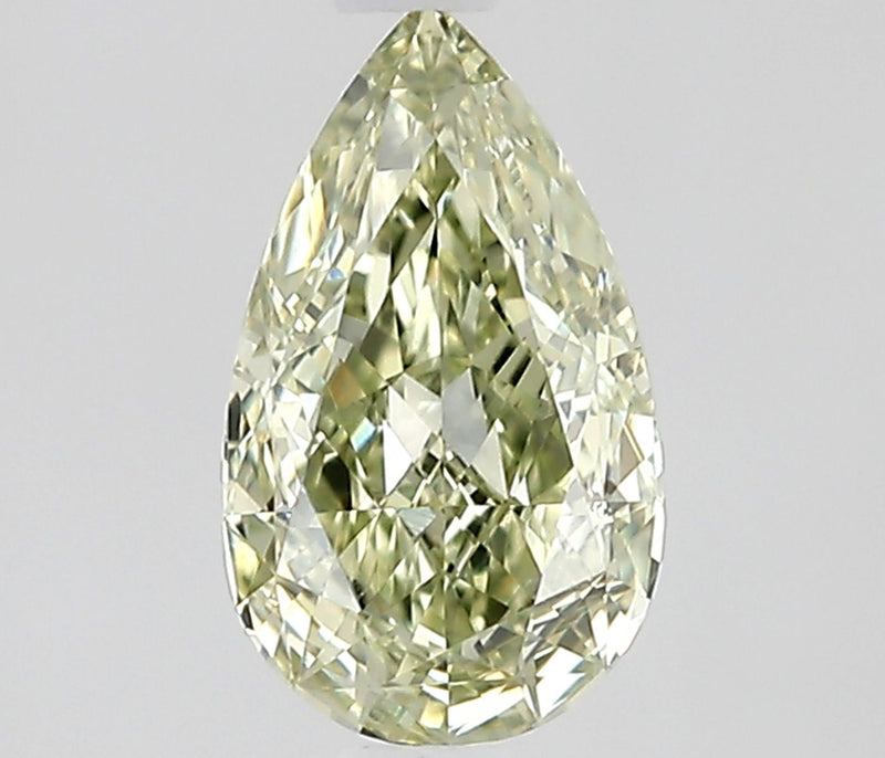 Pear 0.54ct Fancy Grayish Greenish Yellow SI1 GIA #6532775190