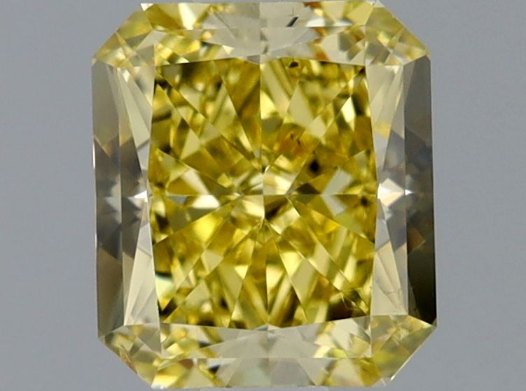 Radiant 0.91ct Fancy Intense Yellow SI1 GIA #5191359258