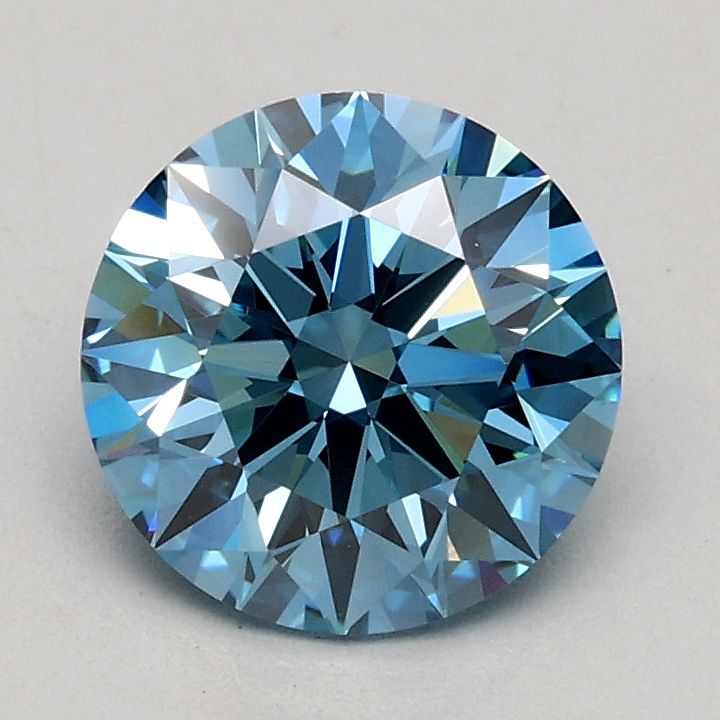 Round 1.07ct Fancy Vivid Blue VVS2 IGI #LG612344487
