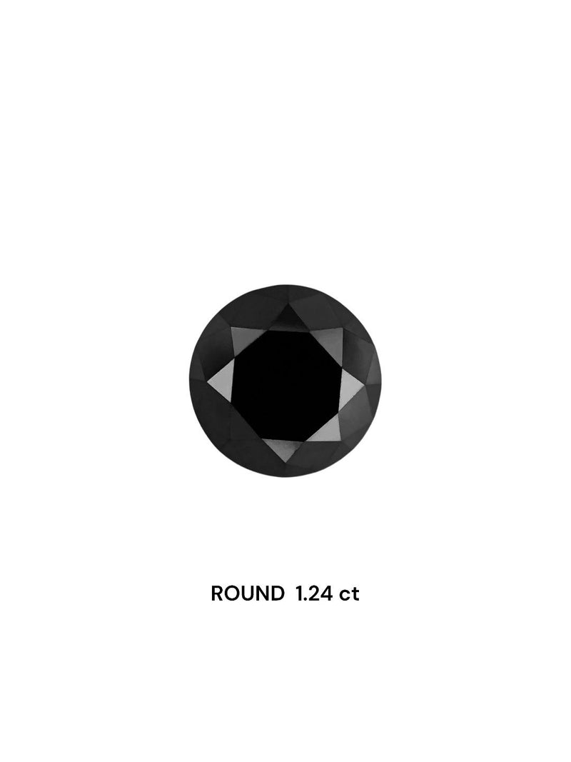 Round 1.24ct Black  IGI #737593371