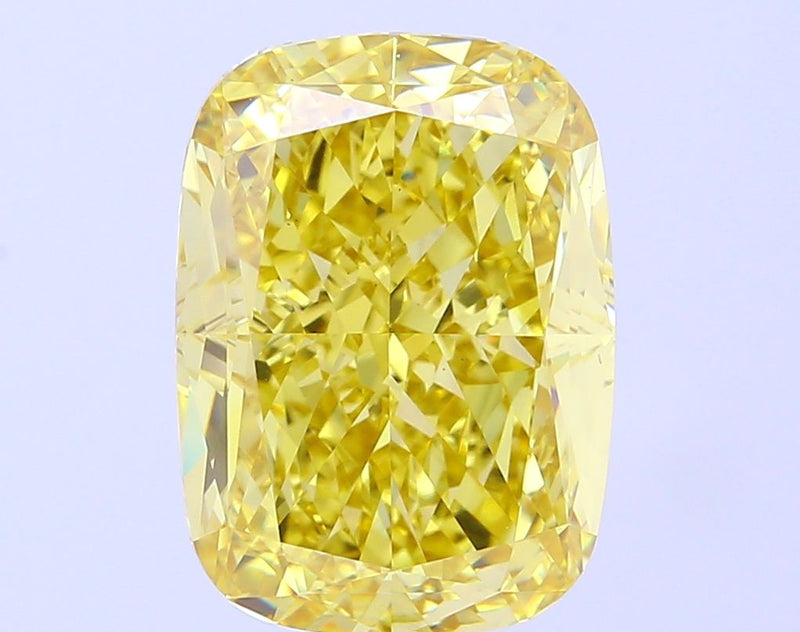 Cushion modified 8.89ct Fancy Vivid Yellow VS1 IGI #LG712573008