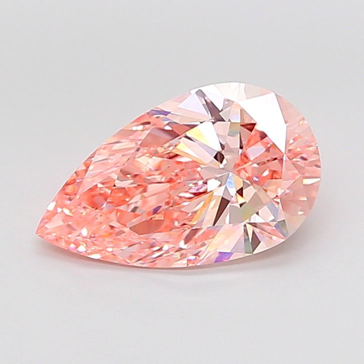 Pear 5.01ct Fancy Vivid Pink VS1 IGI #LG759510711