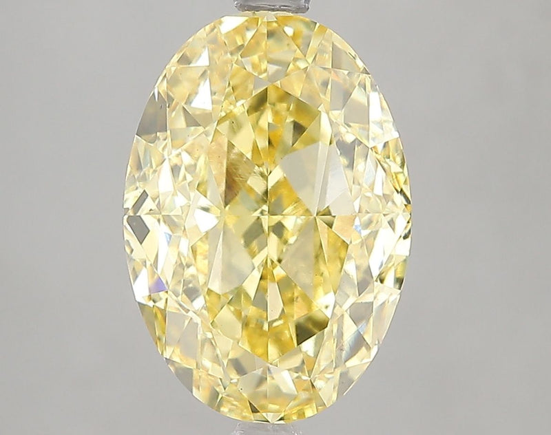 Oval 5.01ct Fancy Vivid Yellow VS2 IGI #LG739549689