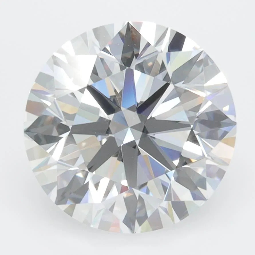 4.00ct Round Lab Grown Diamond (Colour D, Clarity VVS1, Cut EX, GIA Certified)