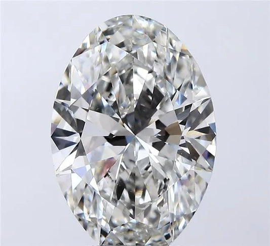4.58ct Oval Lab Grown Diamond (Colour F, Clarity VVS2, IGI Certified)