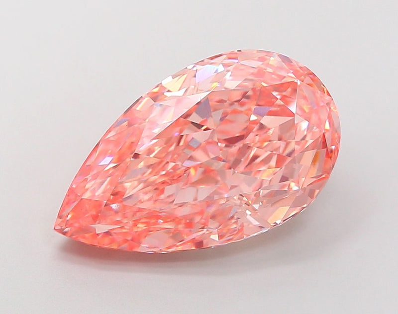 Pear 9.3ct Fancy Vivid Pink VS1 IGI #LG690513659
