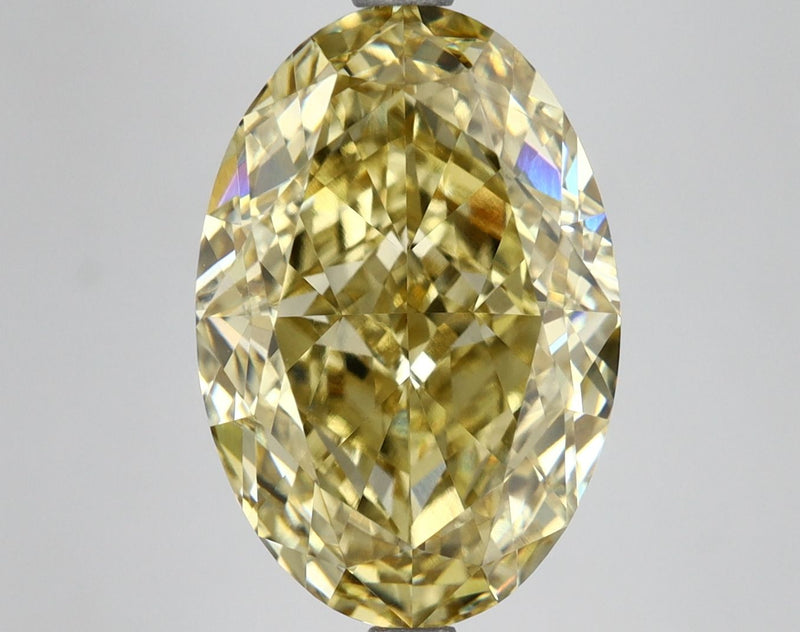 Oval 7.1ct Fancy Vivid Yellow VS1 IGI #LG649469839