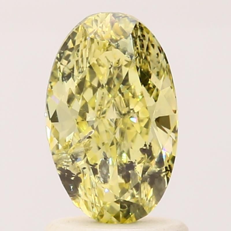 Oval 1.07ct Fancy Brownish Greenish Yellow  GIA #1162672034