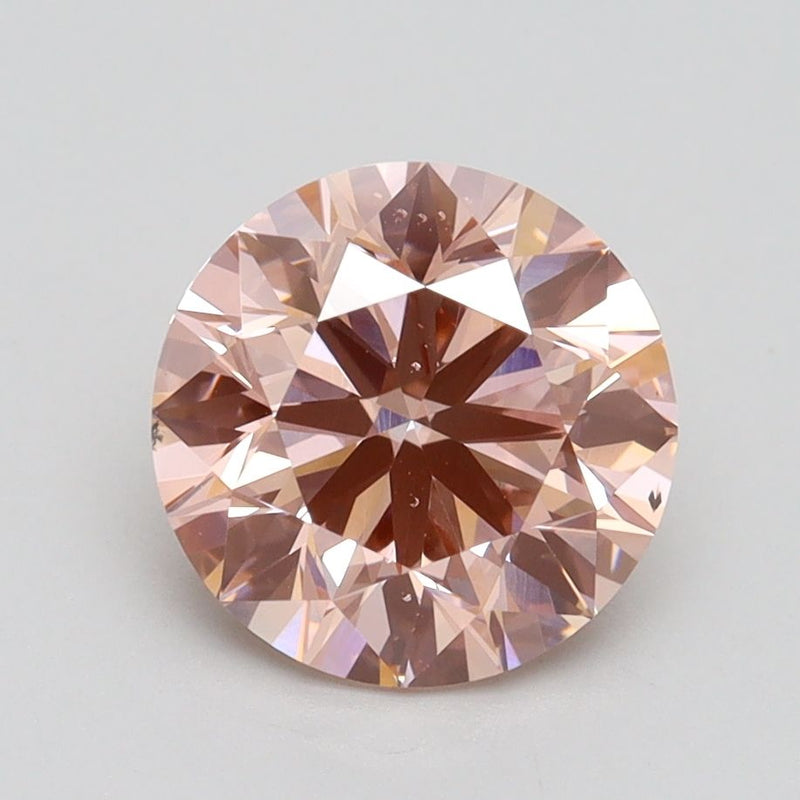 Round 2ct Fancy Intense Pink SI1 IGI #LG538278924