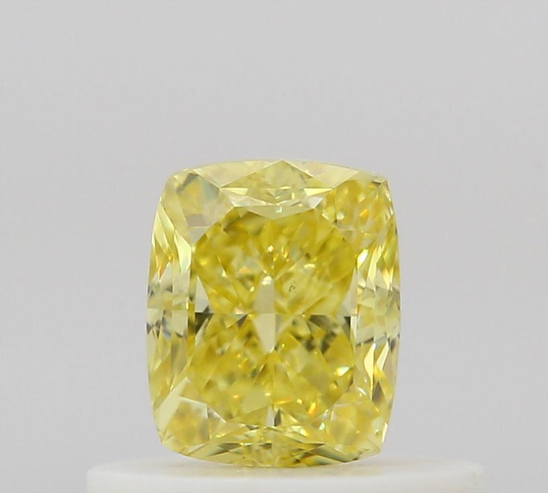 Cushion brilliant 0.5ct Fancy Intense Yellow VS2 GIA #6522196491
