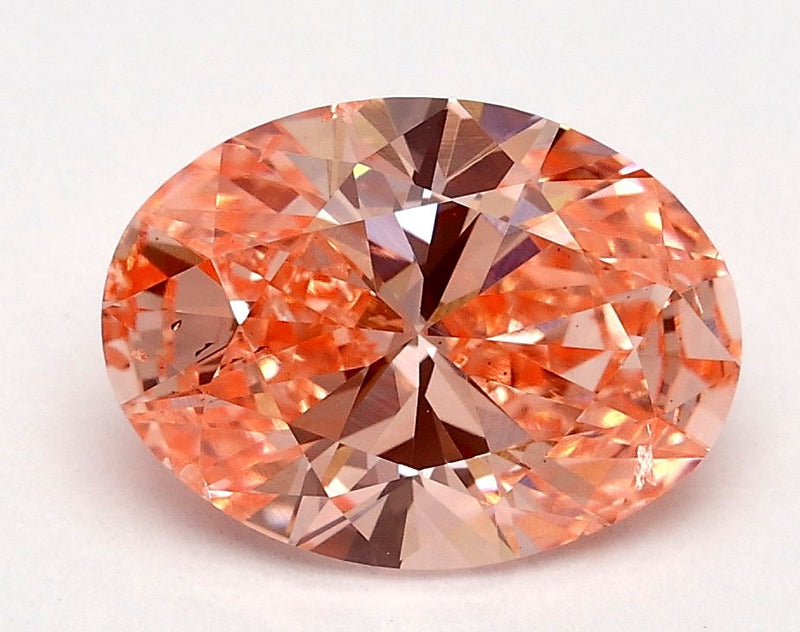 Oval 1.5ct Fancy Vivid Pink SI1 IGI #LG532245440