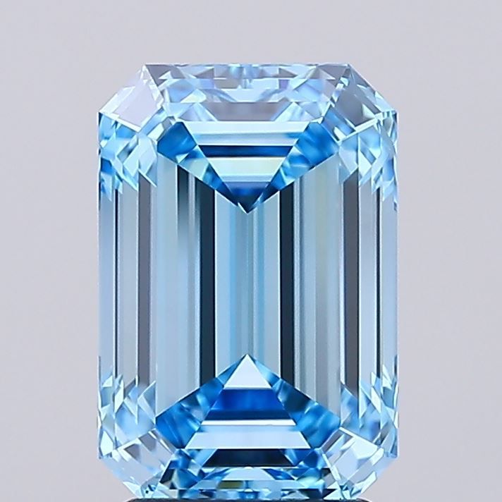 Emerald 3.02ct Fancy Vivid Blue VVS1 IGI #LG689553974
