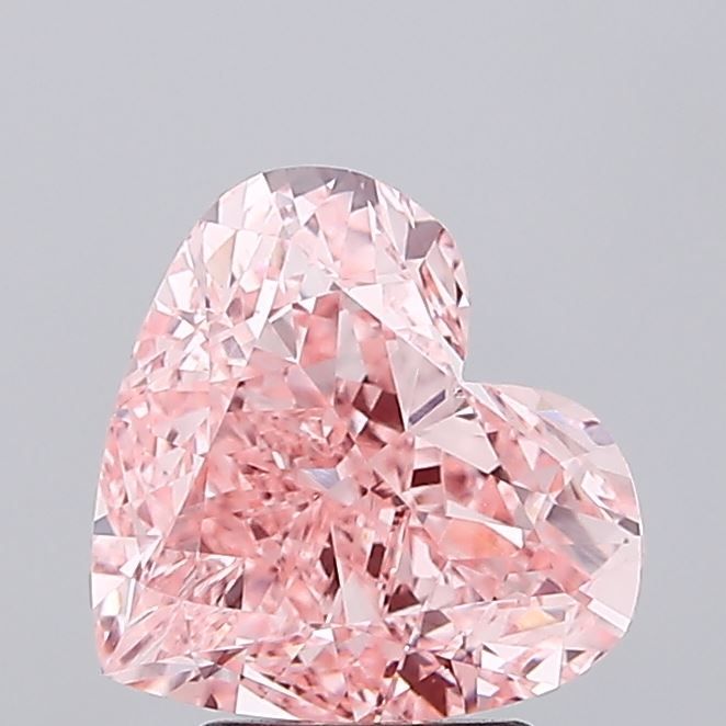 Heart 3.98ct Fancy Vivid Pink VS1 IGI #LG691524036