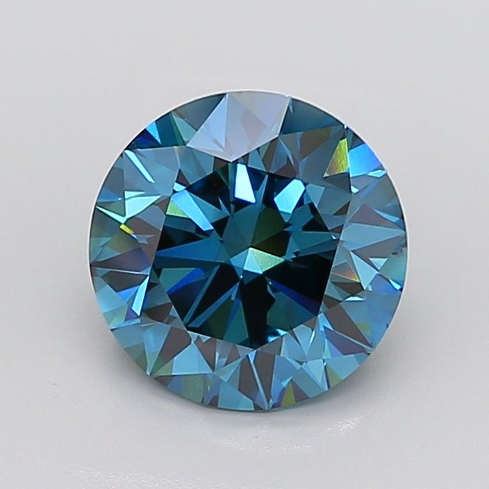 Round 4.02ct Fancy Vivid Blue VS2 IGI #LG729504977