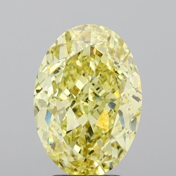 Oval 5.07ct Fancy Intense Yellow VS1 IGI #LG727550911