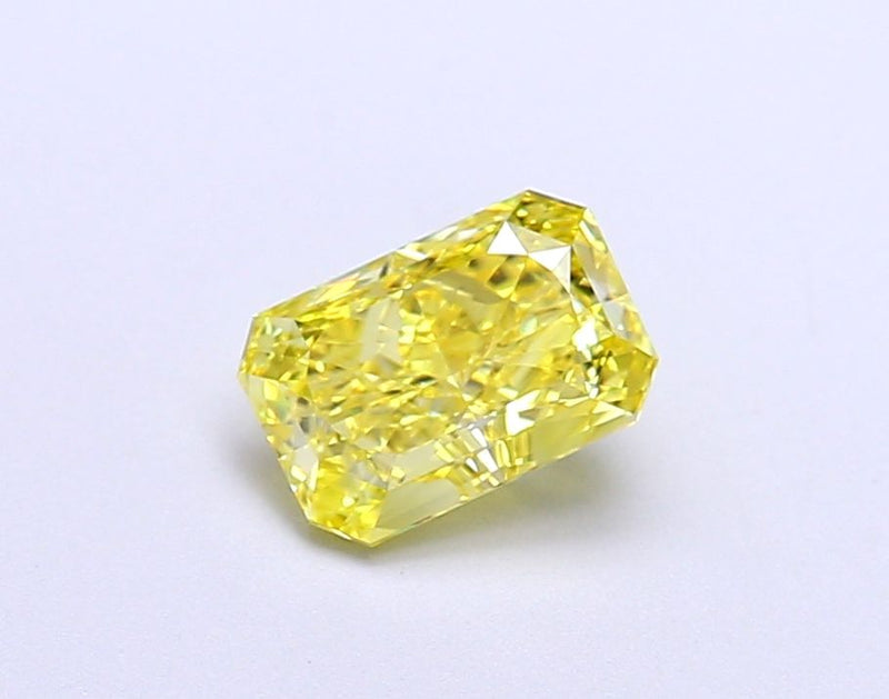 Radiant 1.01ct Fancy Vivid Yellow IF IGI #LG674504257