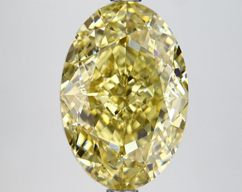 Oval 4.62ct Fancy Intense Yellow VS1 IGI #LG662469671