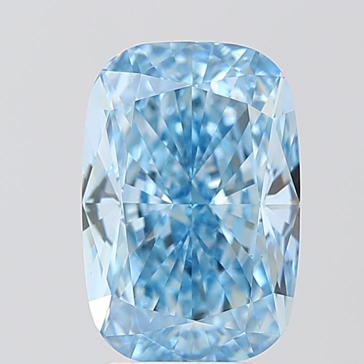 Cushion modified 4.05ct Fancy Vivid Blue VS1 IGI #LG757530291