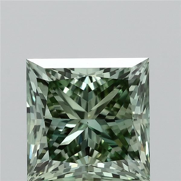 Princess 2.68ct Fancy Vivid Green VS1 IGI #LG737503672