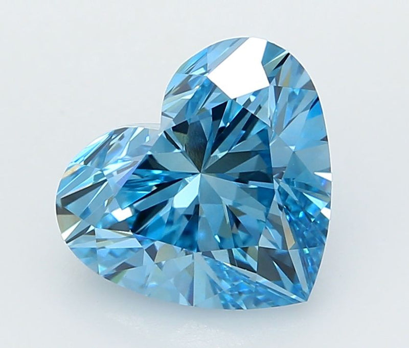 Heart 3.04ct Fancy Vivid Blue VVS2 IGI #LG739574316