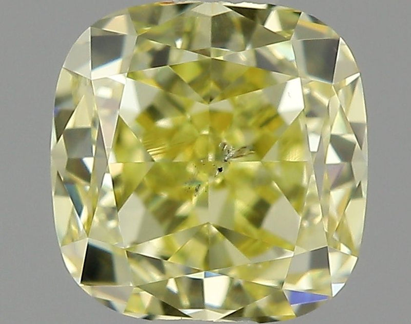 Cushion modified 0.72ct Fancy Yellow SI1 GIA #2186686416