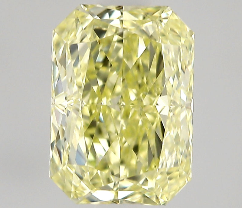Radiant 0.7ct Fancy Light Yellow VVS2 GIA #2536402166