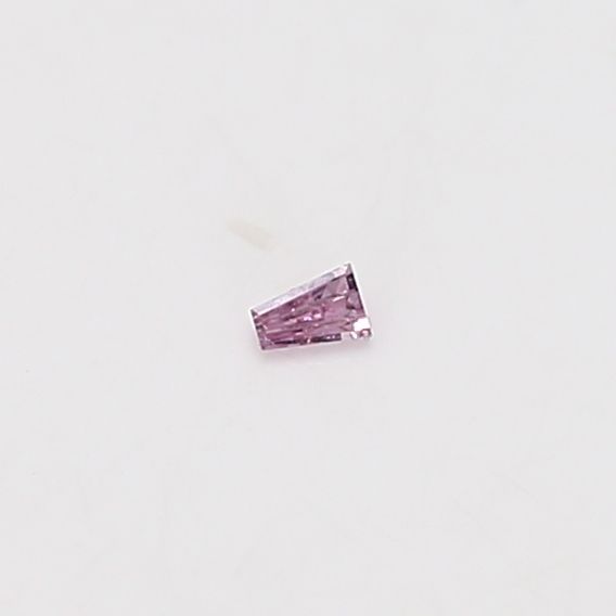 Tapered baguette 0.02ct Fancy Purplish Pink  GIA #6234381492