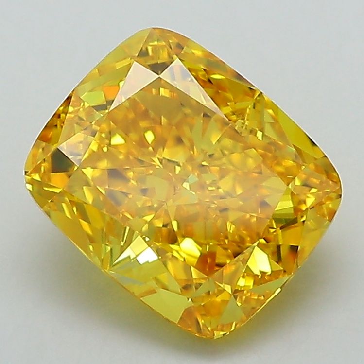 Cushion modified 2.54ct Fancy Vivid Yellow VS1 IGI #LG593368455