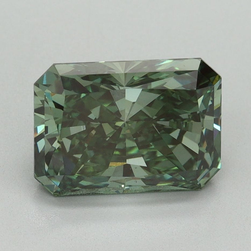 Radiant 2.59ct Fancy Vivid Green VS1 IGI #LG737520771