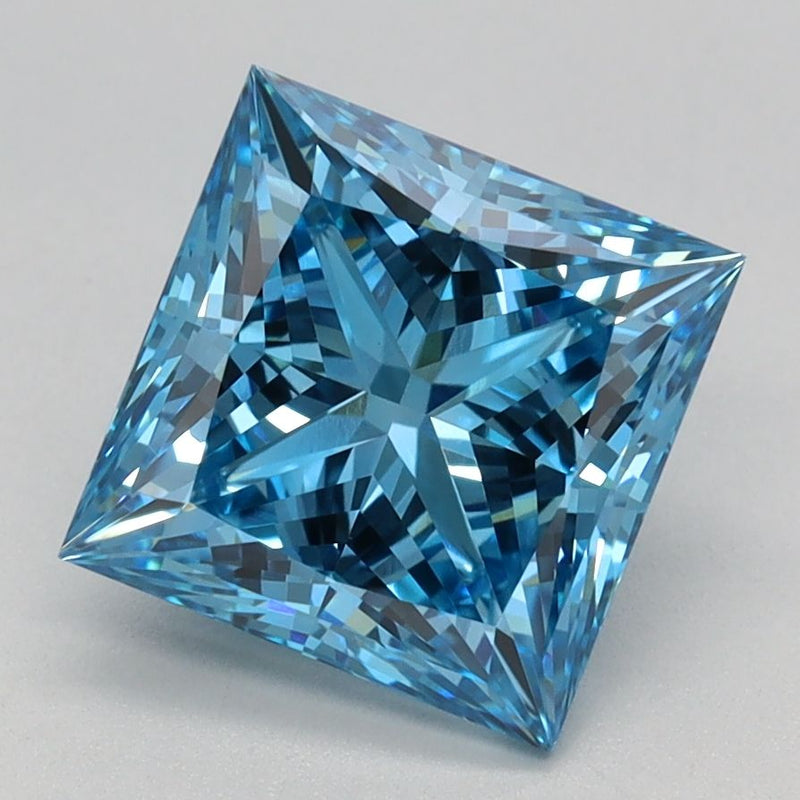 Princess 2.08ct Fancy Vivid Blue VVS2 IGI #LG660472783