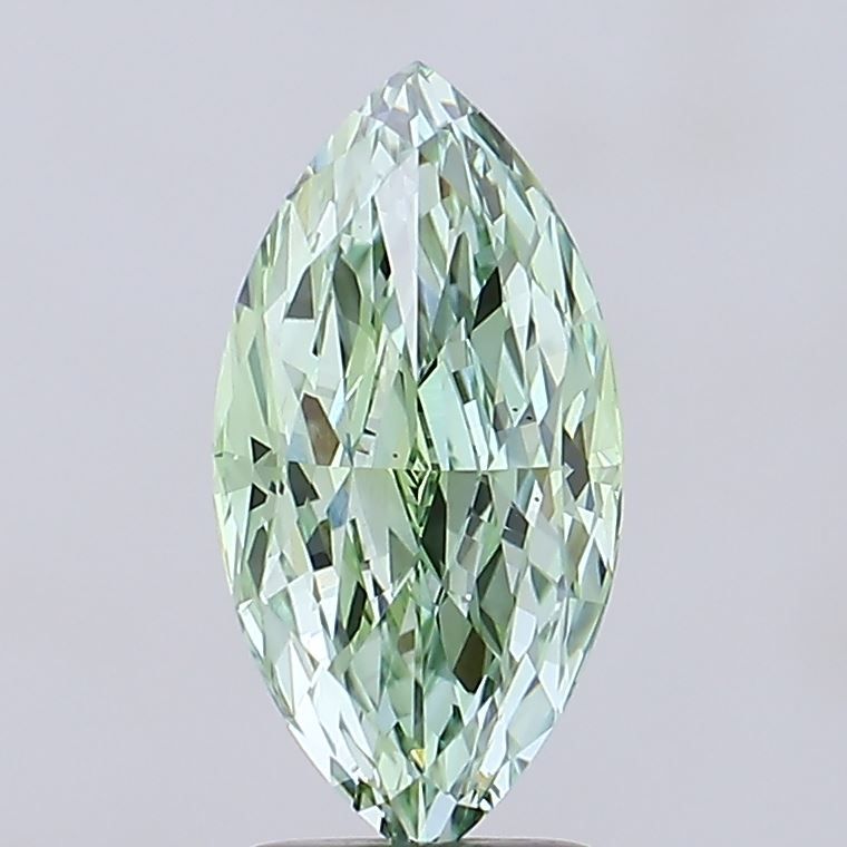 Marquise 3.03ct Fancy Vivid Green VS1 IGI #LG780607679
